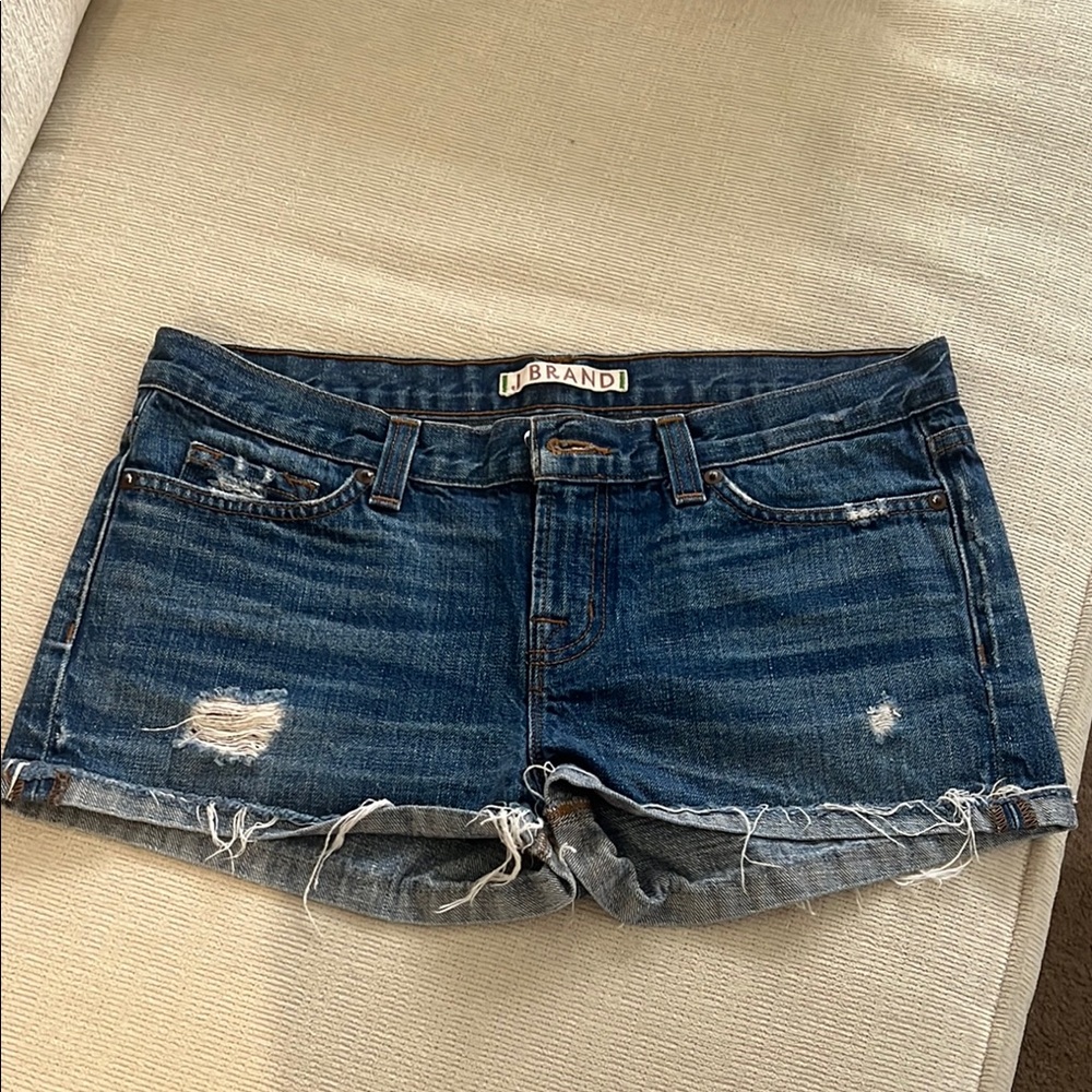 J Brand Women's Blue Denim Shorts
